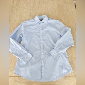 Michael Kors Slim Fit Light Blue Men's Shirt